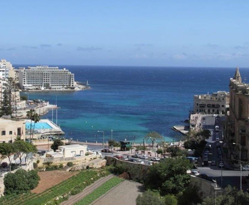 1 Bedrm Apt Seaview Balluta Bay San Ġiljan Buitenkant foto